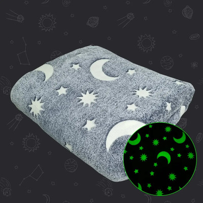 Glow-in-the-dark blanket