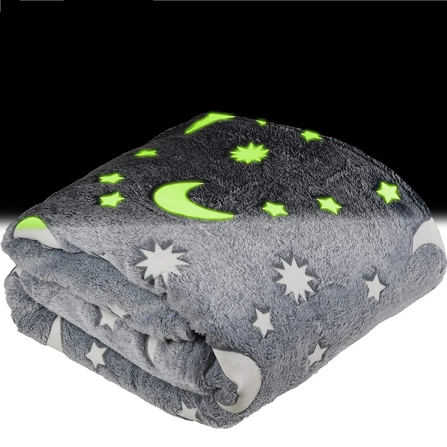 Glow-in-the-dark blanket